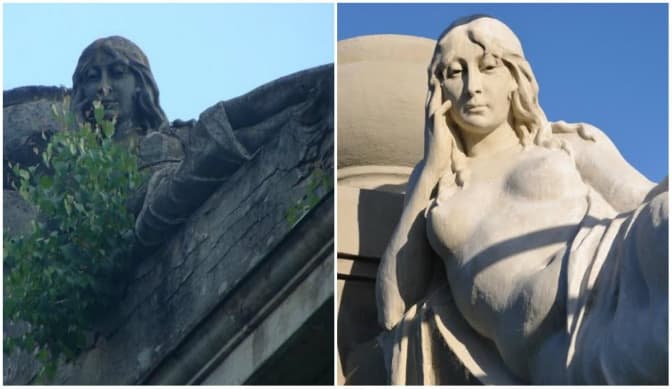 У Львові відреставрували скульптурний декор на вул. Коновальця. Фото