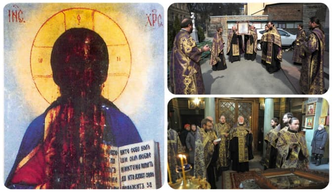 У Львові до середи можна помолитися перед образом «Спас Кровоточивий»
