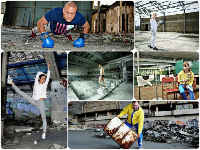 Українські спортсмени знялися для порятунку стадіонів та басейнів. Фото