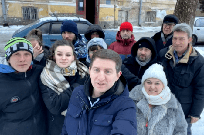 Фотоскрін із відео Остапа Стахіва