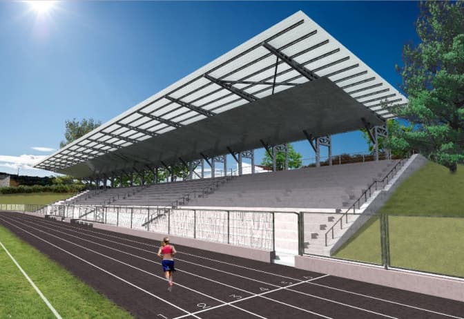 Як оновлять стадіон «Юність» у Парку культури. Візуалізація