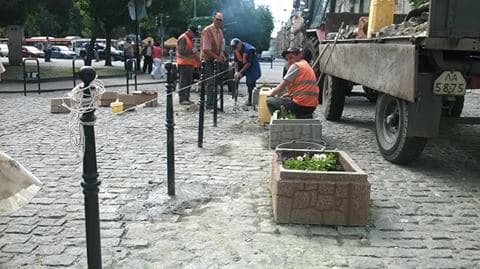 У Львові обмежили заїзд на площу Галицьку