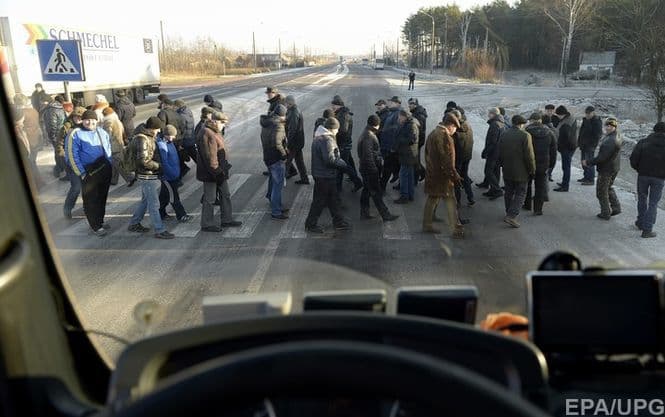 На Львівщині шахтарі, які перекривали міжнародні траси, обіцяють продовжити страйк