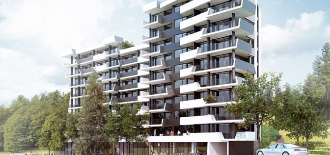 На Стуса у Львові планують збудувати новий житловий комплекс. Візуалізація