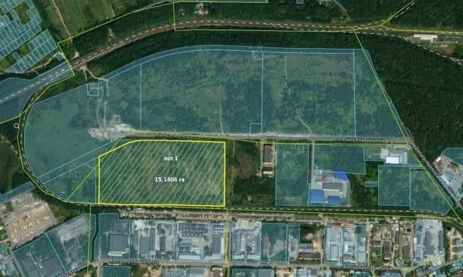 У Львові повторно виставили на продаж промислову ділянку площею 15 гектарів