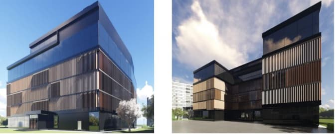 У Львові збудують два офісні центри. Візуалізація