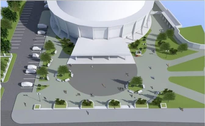 Як у Львові облаштують площу перед Цирком. Візуалізація