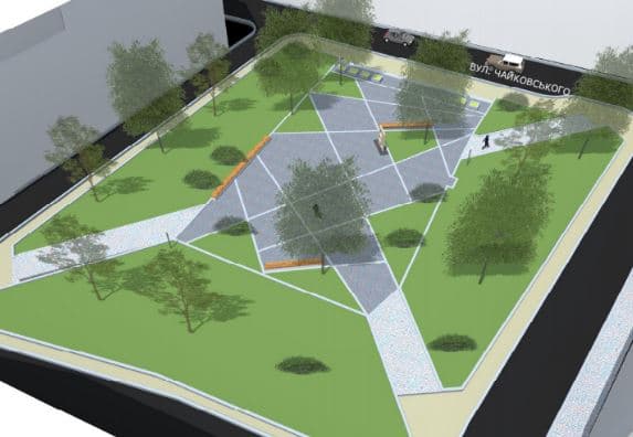 Wi-Fi та фонтан для пиття: як у Львові облаштують площу Маланюка