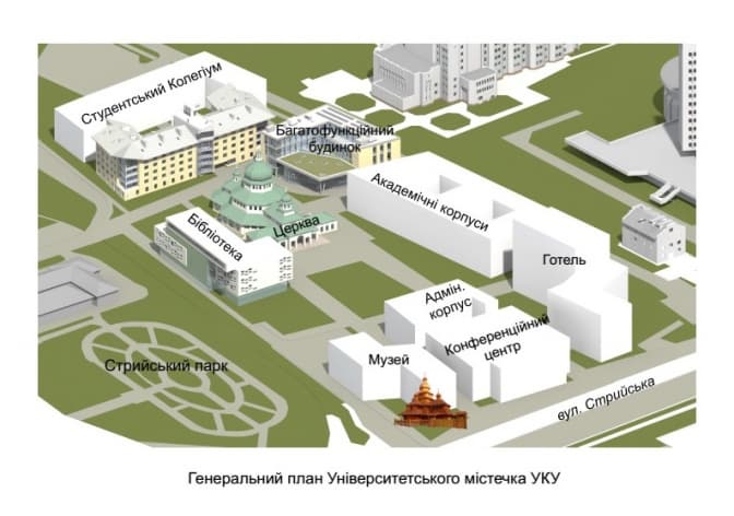 У Львові розбудовують студмістечко УКУ. Буде відкрита бібліотека та готель