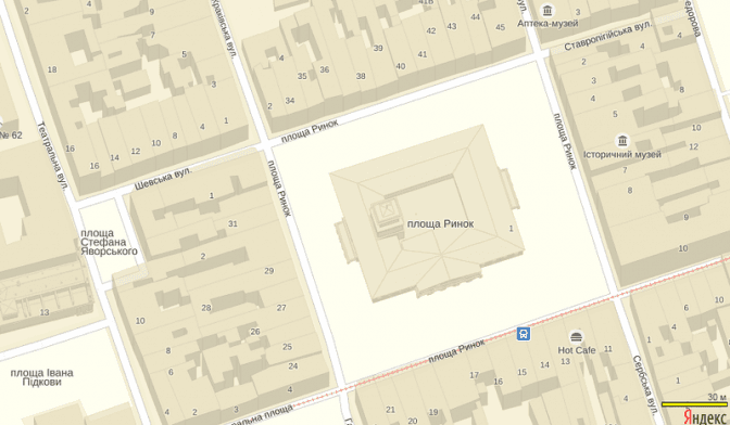 На карті Львова з’явились об'ємні будівлі