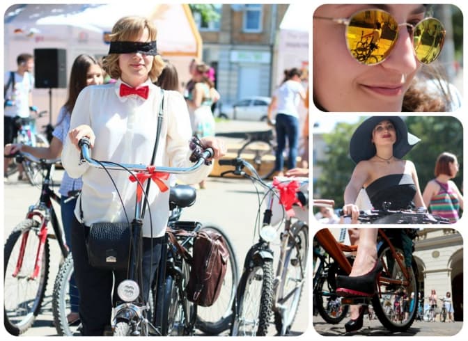Як у Львові панянки на підборах їздили роверами. Фото