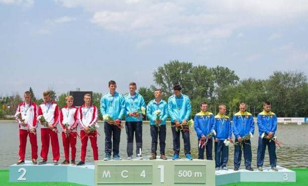 Львівські веслярі здобули «бронзу» у складі збірної на чемпіонаті Європи