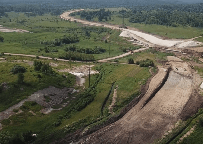 Фотоскрін із відео Служби автомобільних доріг