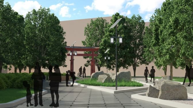 Як виглядатиме сквер на Японській у Львові: візуалізація