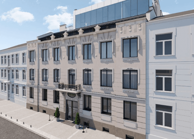 Біля залізничного вокзалу у Львові облаштують готель. Візуалізація