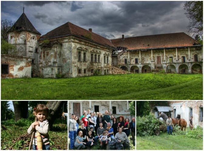 Львів’ян кличуть долучатися до впорядкування Поморянського замку