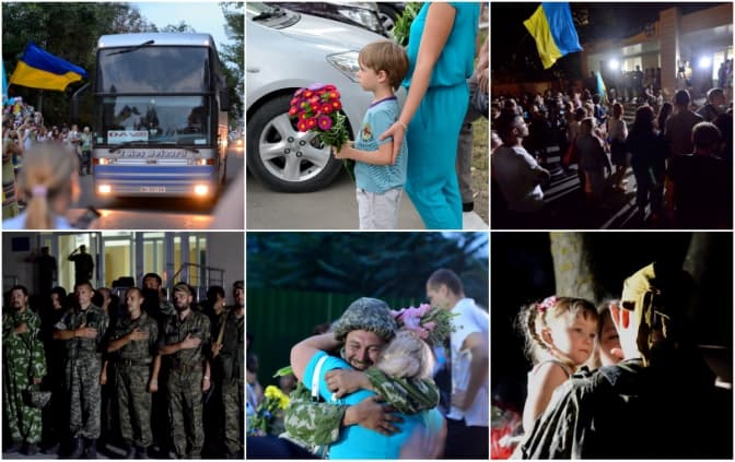 Так зустрічала прикордонників Одеса/Фото: odcrisis.org