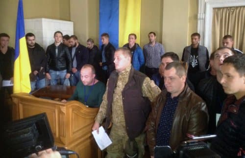 У Львові страйкують учасники АТО