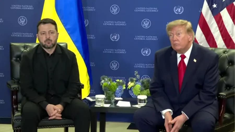 Зеленський і Трамп / скриншот із відео: УП