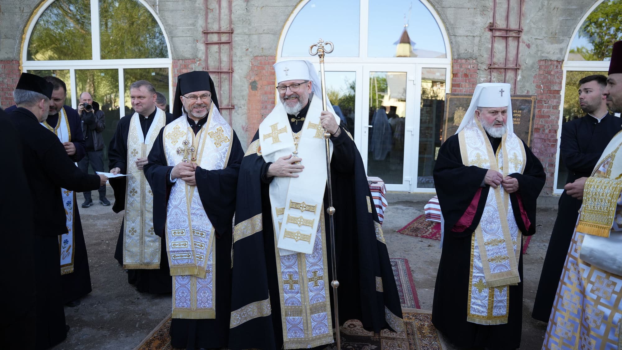 Глава УГКЦ Блаженніший Святослав приїхав на Львівщину, аби дати старт майбутньому Медико-соціальному центру / фото УГКЦ