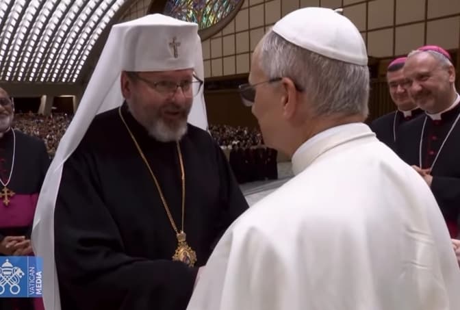 Блаженніший Святослав вперше зустрівся з Папою Левом XIV у Ватикані
