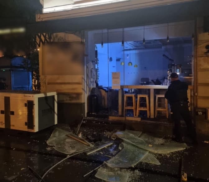 У центрі Львова вночі розтрощили кав'ярню