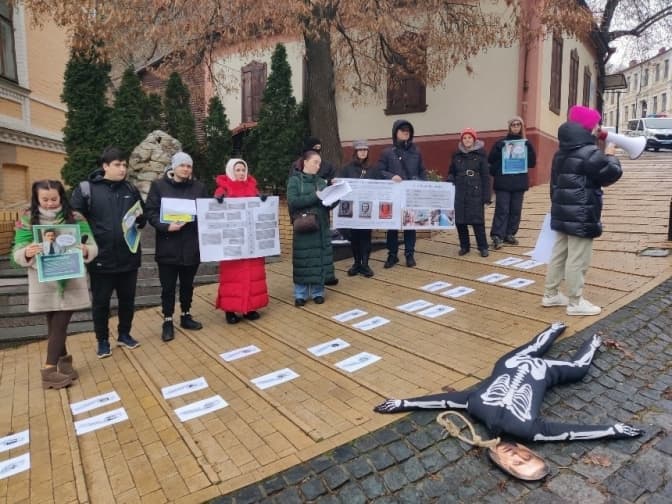 В Києві біля музею Булгакова відбулася акція протесту