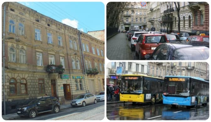 Незаконне паркування на Франка ускладнює рух маршруток