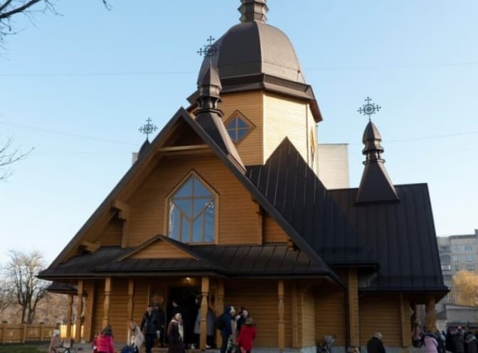 У Львові освятили храм Святого Василія Великого УГКЦ, який будували понад п'ять років