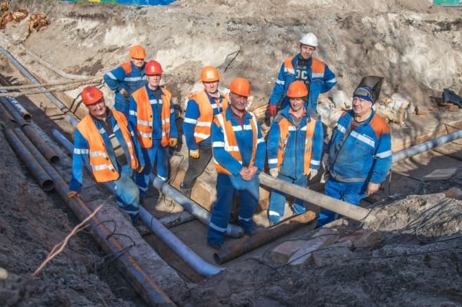 На київській Троєщині замінили тепломережу, яка обслуговує дитячий садок