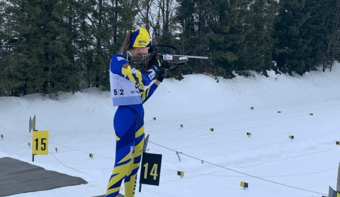 14-річна Вікторія Ясенич перемогла на чемпіонаті України з біатлону