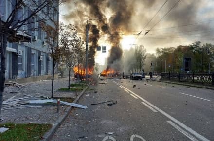 Залужний показав схему ранкових ударів окупантів по Україні