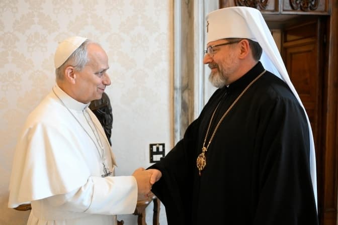 У Ватикані відбулася аудієнція Папи Лева XIV з Блаженнішим Святославом