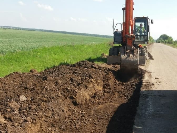 На Львівщині почали ремонтувати останню частину траси Львів – Пустомити – Меденичі. Фото