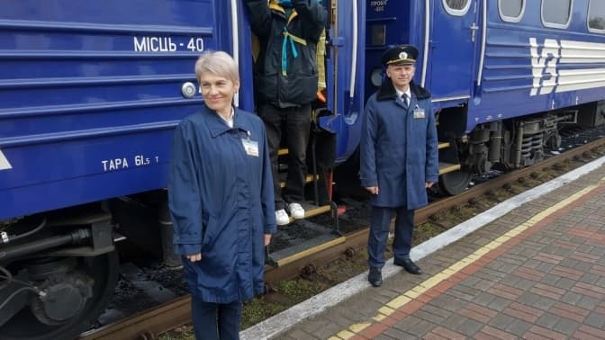 В Херсон прибув перший після 24 лютого пасажирський потяг з Києва. Фото