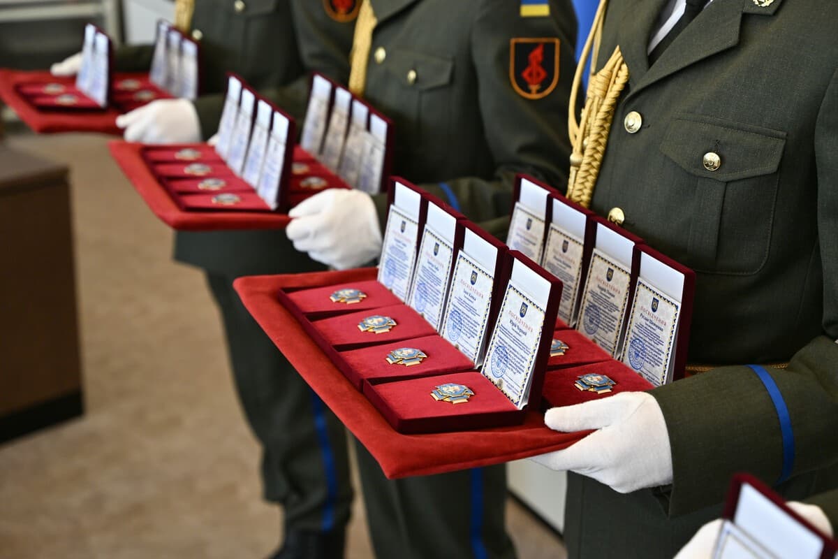 У Львові посмертно нагородили 29 нацгвардійців «Почесним знаком Святого Юрія»