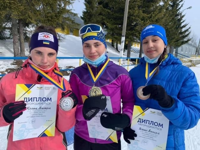 Біатлоністки з Львівщини здобули «срібло» і «бронзу» на чемпіонаті України