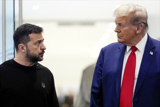 Володимир Зеленський, Дональд Трамп/ AP nuotr