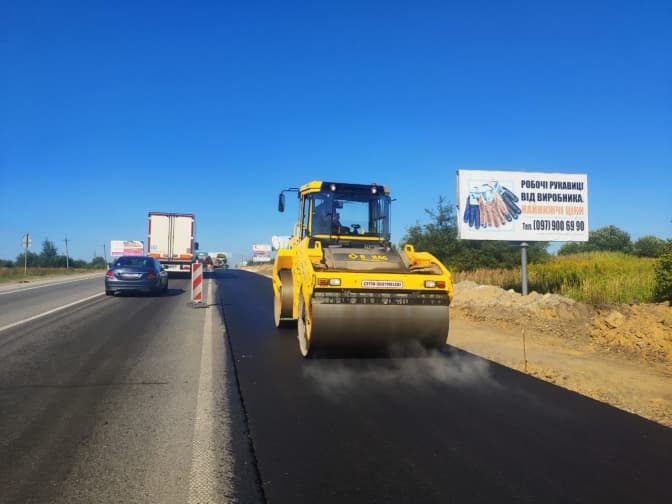 Як біля Львова розширюють кільцеву дорогу. Фото
