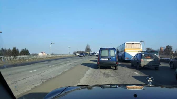 Ситуація на дорогах Львова: ДТП на Городоцькій
