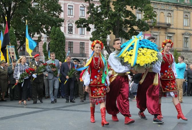 Як Львів святкував День Незалежності. Фото, відео