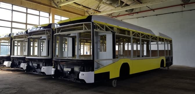 Як концерн «Електрон» збирає тролейбуси для Львова. Фото