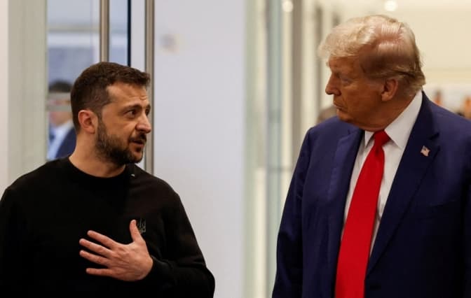 Володимир Зеленський і Дональд Трамп. Фото: Reuters