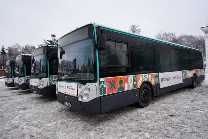 Біла Церква отримала перші 4 сучасні автобуси від Іль-де-Франс для заміни тролейбусів