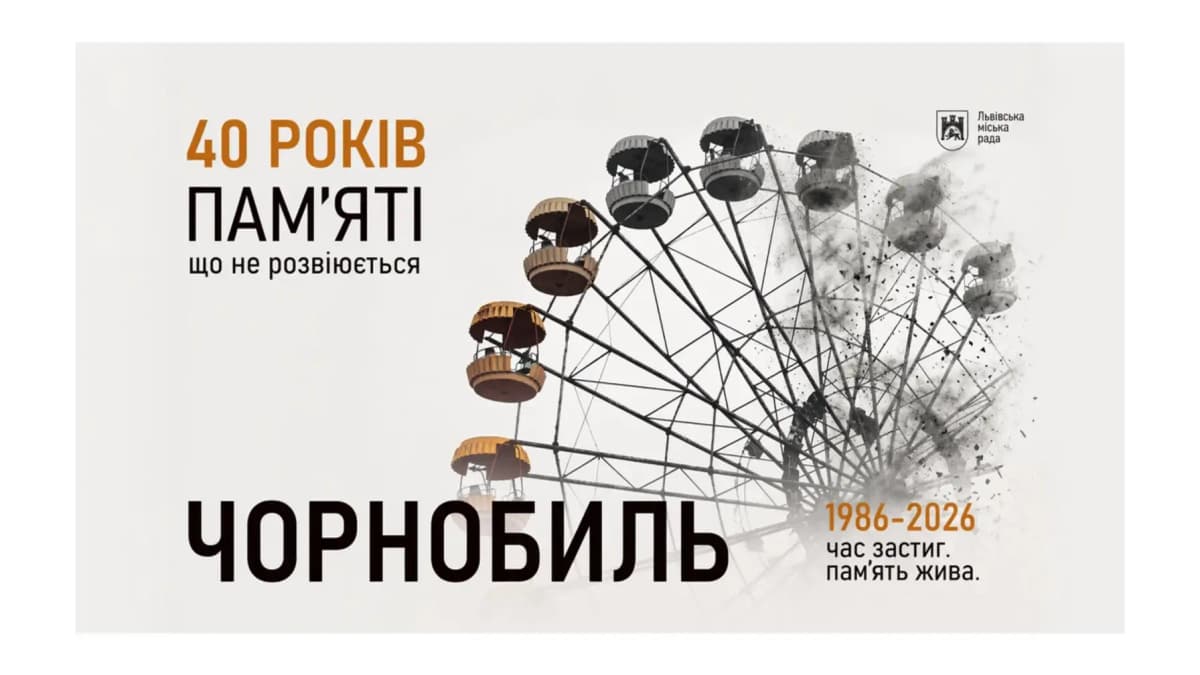 Які події до вшанування 40 років Чорнобильської катастрофи відбудуться у Львові