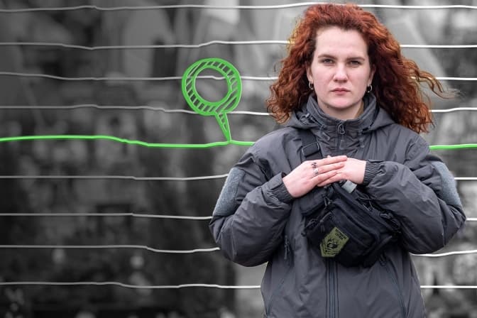 «Хто я в цій війні». Медична кураторка патронатної служби «Азов» Дзвінка Сіра