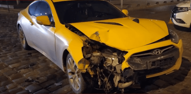 У Львові п’яний водій Hyundai в’їхав у поліцейське авто. Є постраждалі
