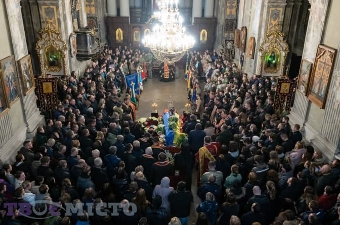 У Львові попрощалися із пластуном Дмитром Пащуком. Фото