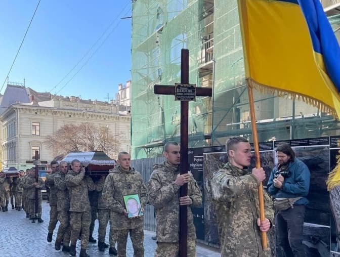На Львівщині попрощалися з чотирьома загиблими на війні з Росією Героями
