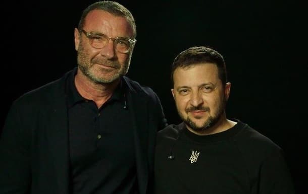 Лієв Шрайбер та Володимир Зеленський. Фото: instagram.com/lievschreiber